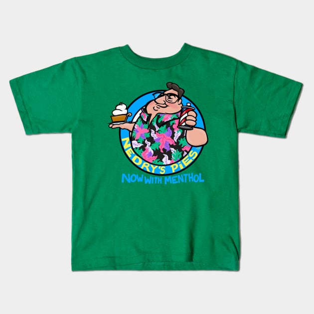 Nedry's Pies Kids T-Shirt by UzzyWorks